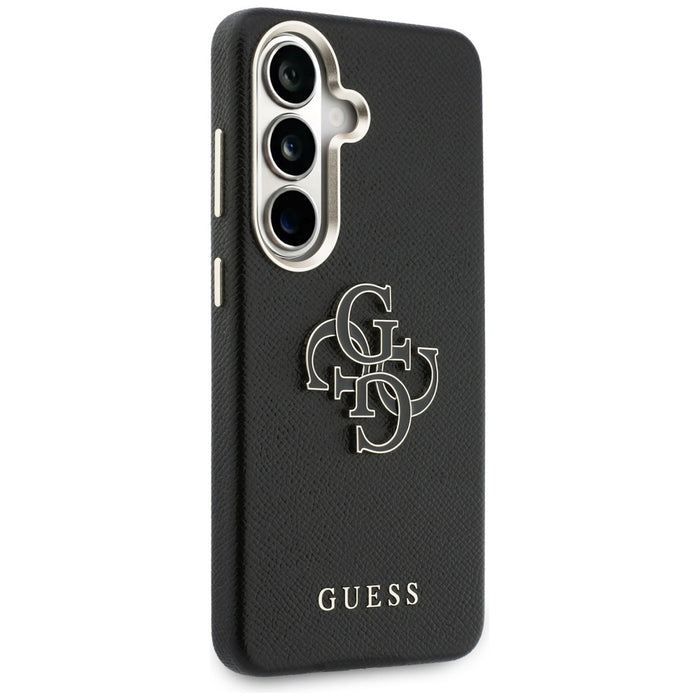 Guess Grained Big 4G Metal Logo case for Samsung Galaxy S26 - black