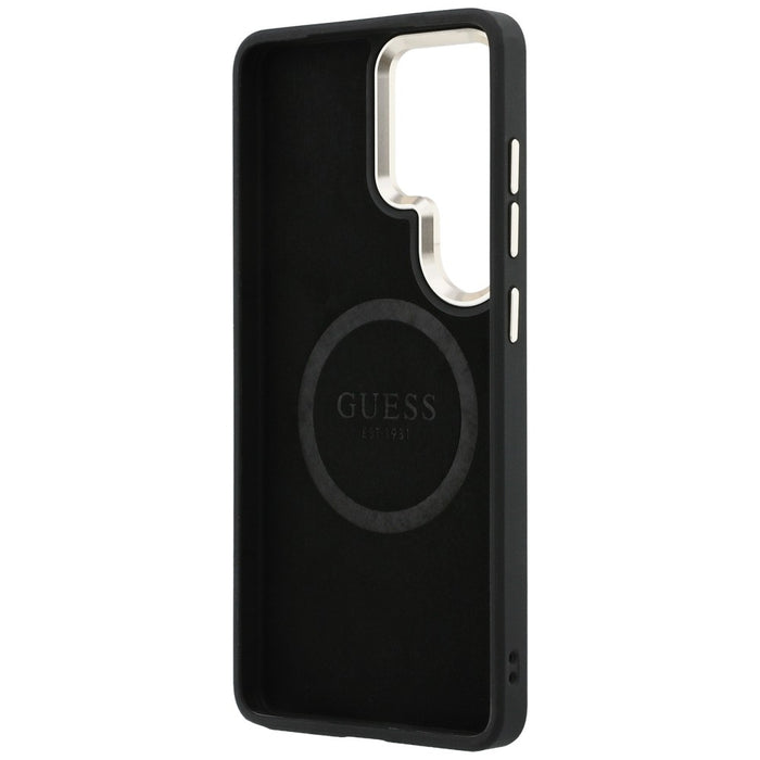Guess Perforated Logo MagSafe Case for Samsung Galaxy S26 Ultra - Black
