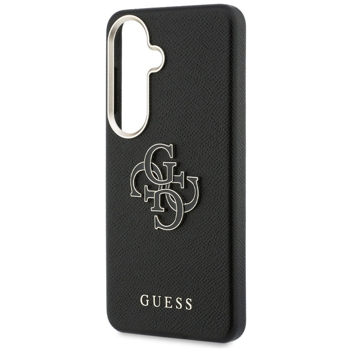 Guess Grained Big 4G Metal Logo case for Samsung Galaxy S26+ - black