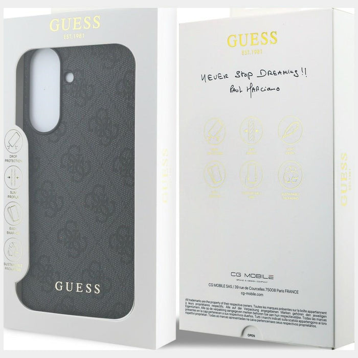 Guess 4G Charm Case for Samsung Galaxy A37 5G - Black
