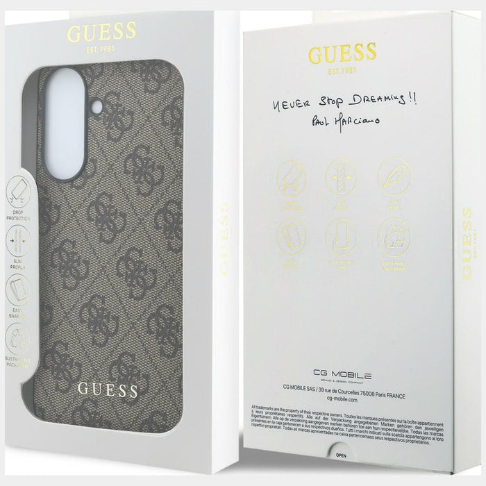 Guess 4G Charm Case for Samsung Galaxy A57 5G - Brown