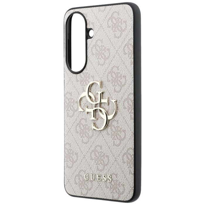 Guess Leather 4G Metal Logo Case for Samsung Galaxy A37 5G - Pink