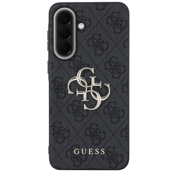Guess Leather 4G Metal Logo Case for Samsung Galaxy A57 5G - Black