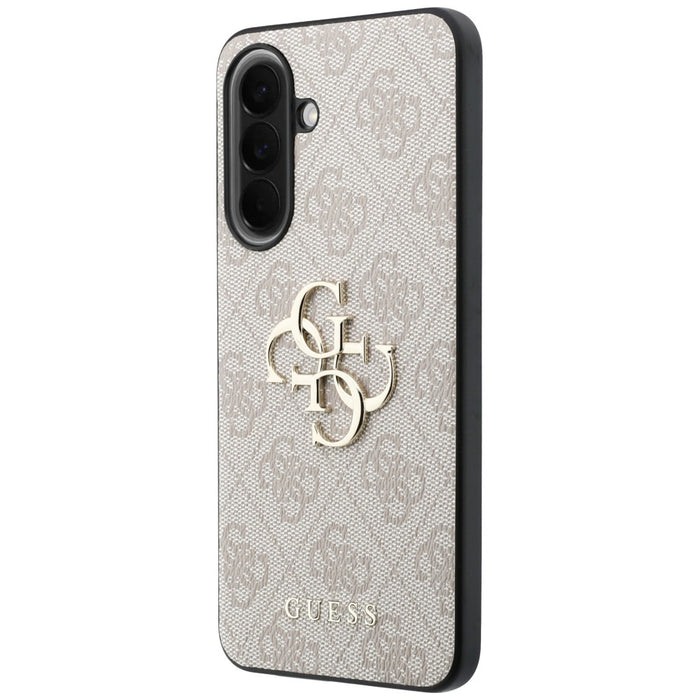 Guess Leather 4G Metal Logo Case for Samsung Galaxy A57 5G - Pink