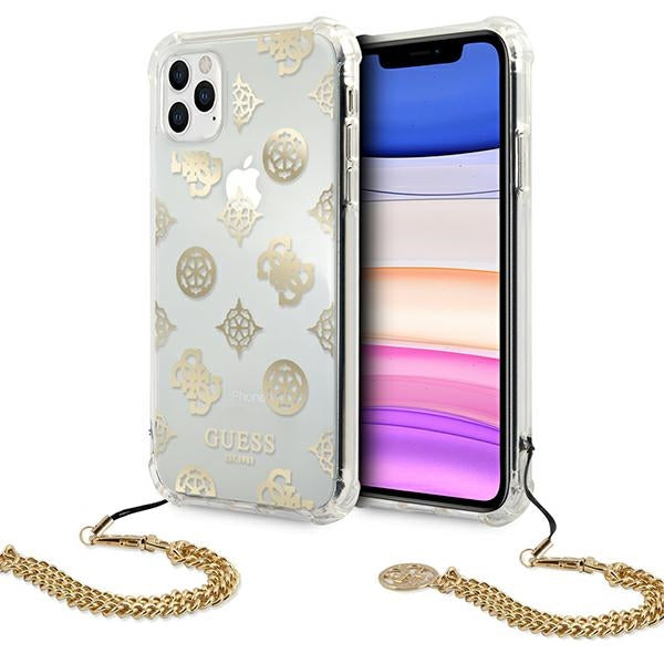 Guess Peony Chain Collection iPhone 11 Pro Case - Gold