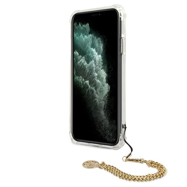 Guess Peony Chain Collection iPhone 11 Pro Case - Gold