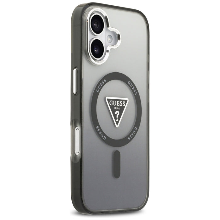 Guess IML Gradient Triangle Logo MagSafe case for iPhone 17 - black