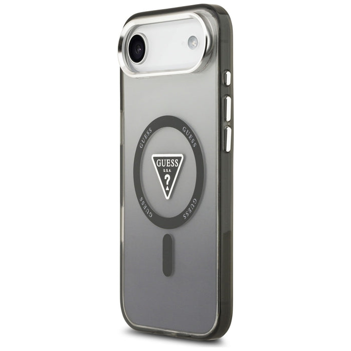 Guess IML Gradient Triangle Logo MagSafe case for iPhone Air - black