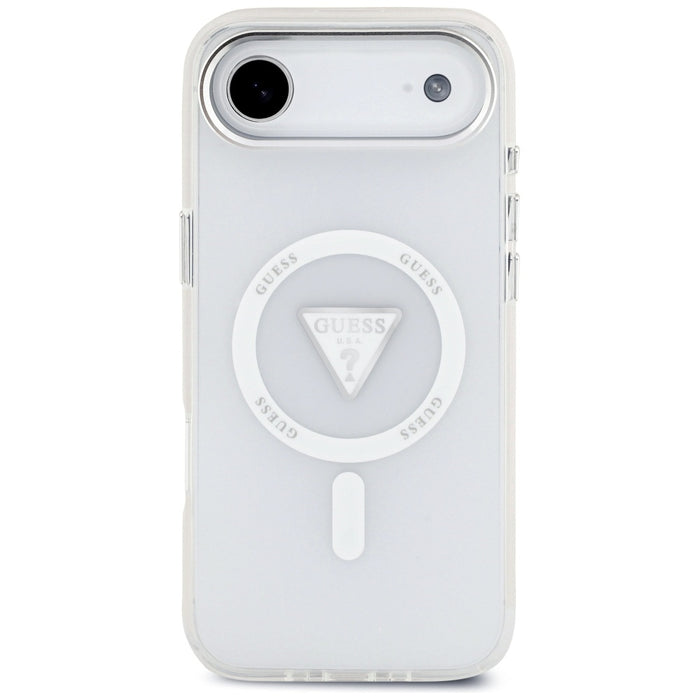 Guess IML Gradient Triangle Logo MagSafe Case for iPhone Air - Clear