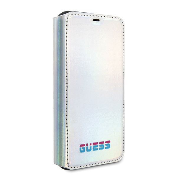 Guess GUFLBKN58BLD iPhone 11 Pro silver/silver book Iridescent