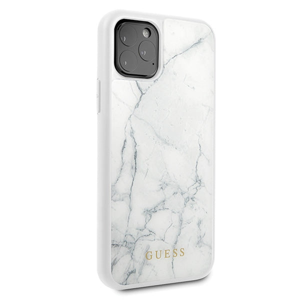 Guess Marble Case for iPhone 11 Pro - White