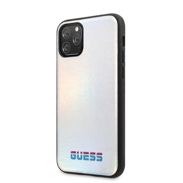 Guess GUHCN58BLD iPhone 11 Pro silver/silver hard case Iridescent