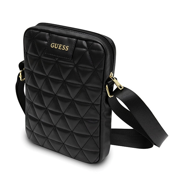 Guess Quilted 10" Tablet Bag - Black