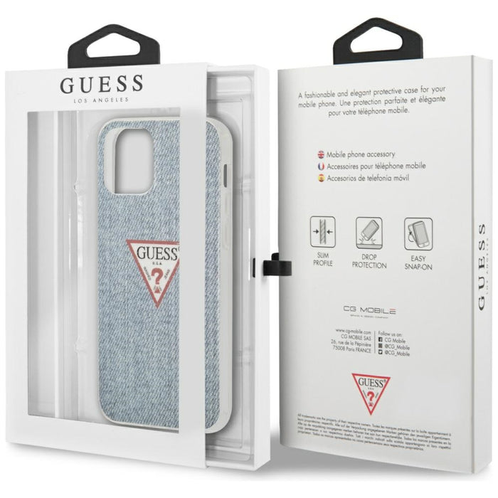 Guess GUHCP12SPCUJULLB iPhone 12 mini 5.4" blue/light blue hardcase Jeans Collection