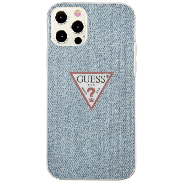 Guess GUHCP12LPCUJULLB iPhone 12 Pro Max 6.7" blue/light blue hardcase Jeans Collection
