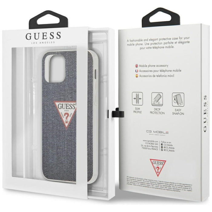 Guess GUHCP12LPCUJULDB iPhone 12 Pro Max 6.7&quot; navy/dark blue hardcase Jeans Collection