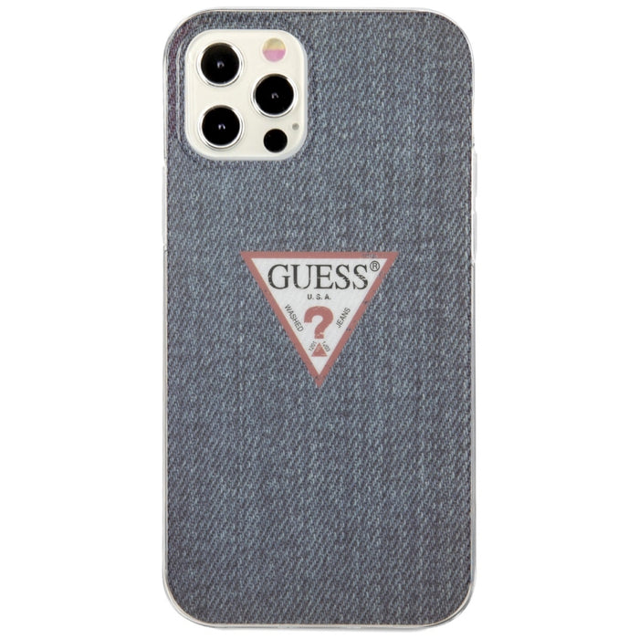 Guess GUHCP12LPCUJULDB iPhone 12 Pro Max 6.7" navy/dark blue hardcase Jeans Collection