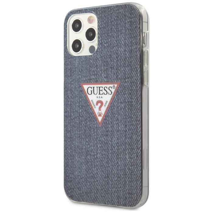 Guess GUHCP12LPCUJULDB iPhone 12 Pro Max 6.7&quot; navy/dark blue hardcase Jeans Collection
