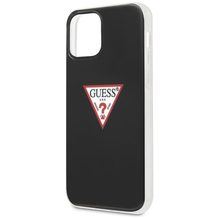Guess GUHCP12MPCUCTLBK iPhone 12/12 Pro 6.1&quot; black/black hardcase Triangle Collection