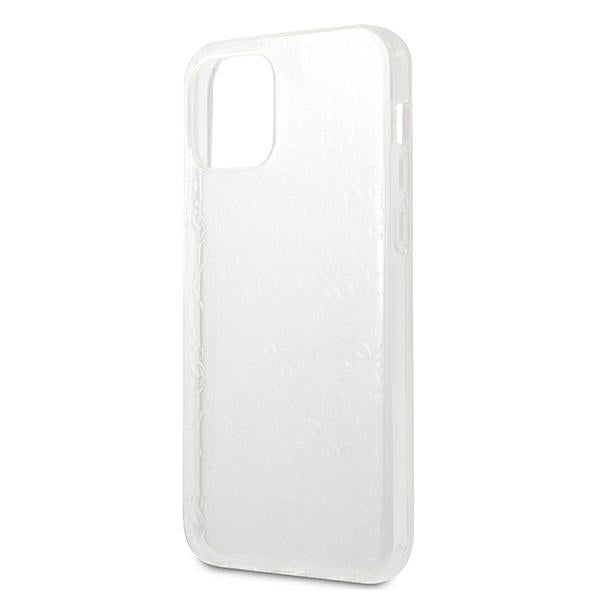 Guess GUHCP12L3D4GTR iPhone 12 Pro Max 6.7" transparent hardcase 4G 3D Pattern Collection