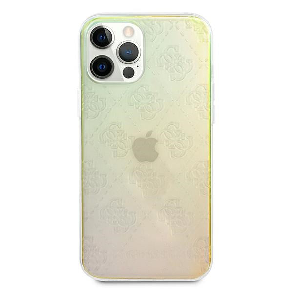 Guess GUHCP12M3D4GIRBL iPhone 12/12 Pro 6.1" iridescent/iridescent hardcase 4G 3D Pattern Collection