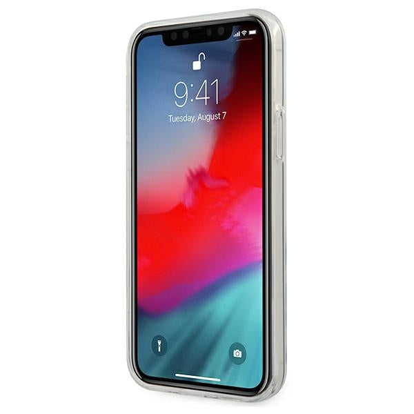 Guess GUHCP12M3D4GTR iPhone 12/12 Pro 6.1" transparent hardcase 4G 3D Pattern Collection