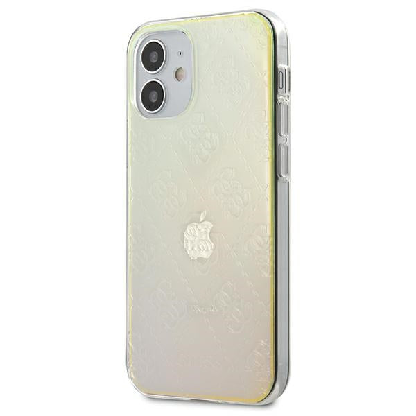 Guess GUHCP12S3D4GIRBL iPhone 12 mini 5.4" iridescent/opal hardcase 4G 3D Pattern Collection