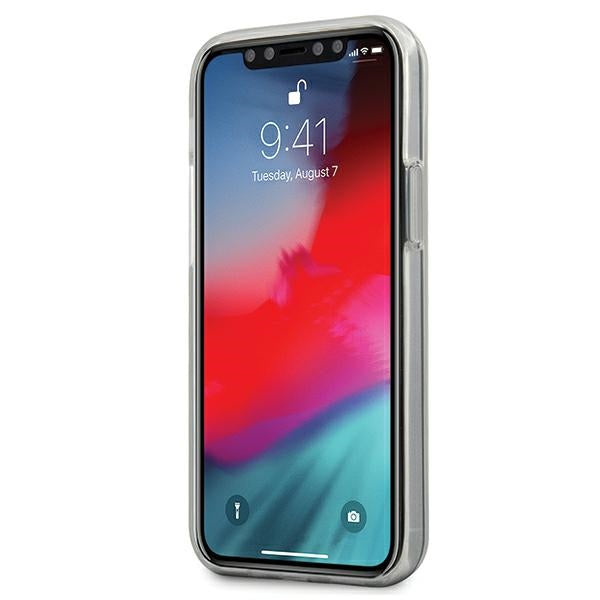 Guess GUHCP12S3D4GTR iPhone 12 mini 5.4" transparent hardcase 4G 3D Pattern Collection