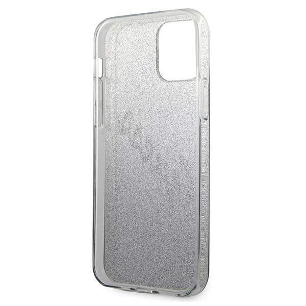 Guess GUHCP12MPCUGLSBK iPhone 12/12 Pro 6.1" black/black hardcase Glitter Gradient Script
