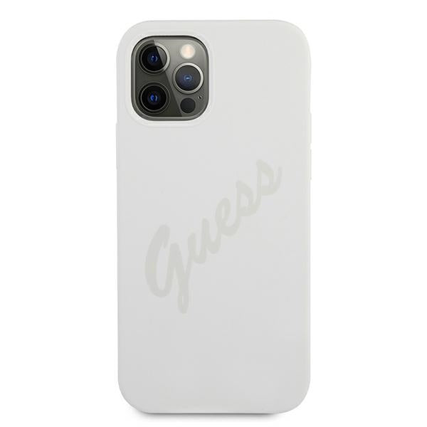 Guess GUHCP12LLSVSCR iPhone 12 Pro Max 6.7&quot; cream/cream hardcase Script Vintage
