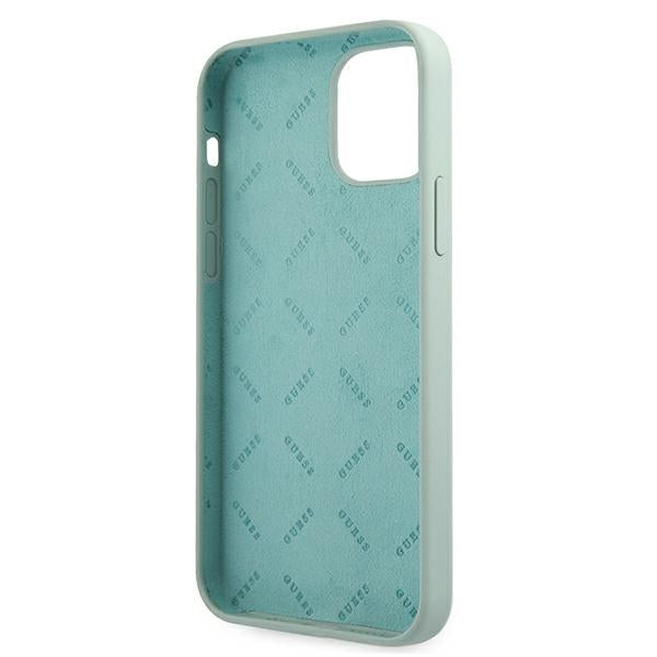 Guess GUHCP12SLSVSBF iPhone 12 mini 5.4&quot; blue fuchsia/blue fuschia hardcase Silicone Vintage