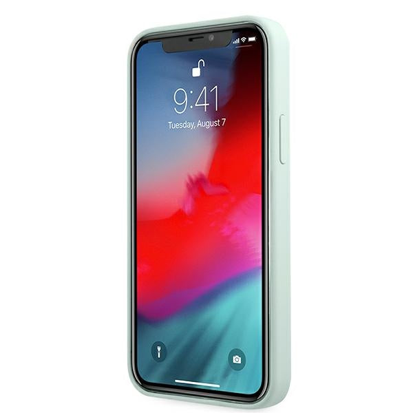 Guess GUHCP12MLSVSBF iPhone 12/12 Pro 6.1&quot; blue fuchsia/blue fuschia hardcase Silicone Vintage