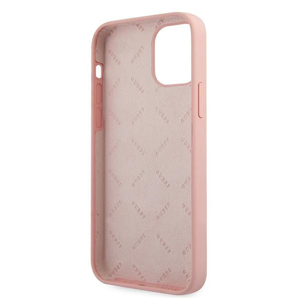 Guess GUHCP12MLSVSPG iPhone 12/12 Pro 6.1&quot; rose green/green pink hardcase Silicone Vintage