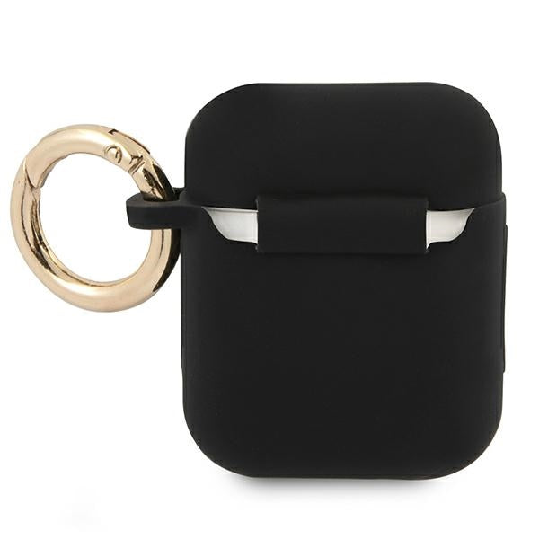 Guess GUA2SSSK AirPods cover black/black Silicone Vintage Script