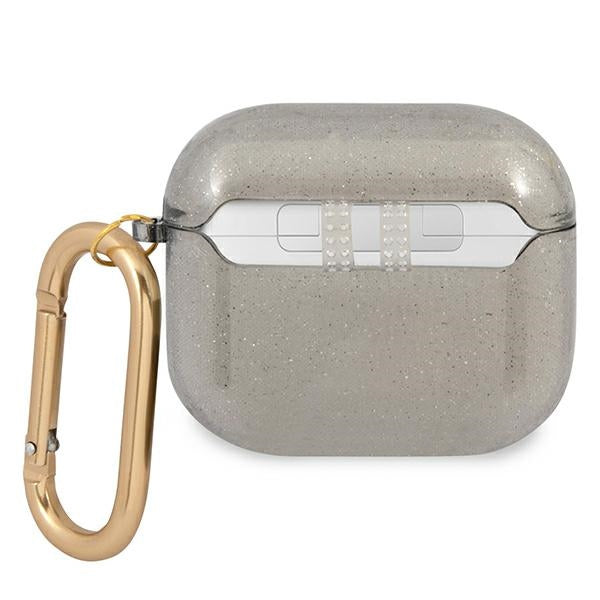 Guess GUA3UCG4GK AirPods 3 cover black/black Glitter Collection