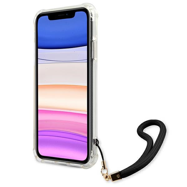 Guess GUHCN61KSARBK iPhone 11 6.1" / Xr black/black hardcase Camo Collection