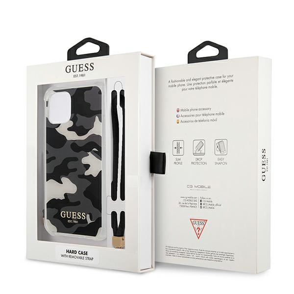 Guess GUHCP12LKSARBK iPhone 12 Pro Max 6.7&quot; black/black hardcase Camo Collection
