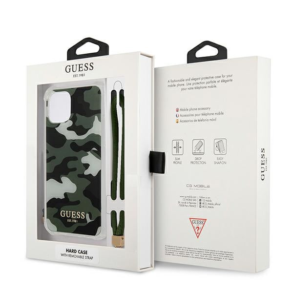 Guess GUHCP12LKSARKA iPhone 12 Pro Max 6.7&quot; green/khaki hardcase Camo Collection