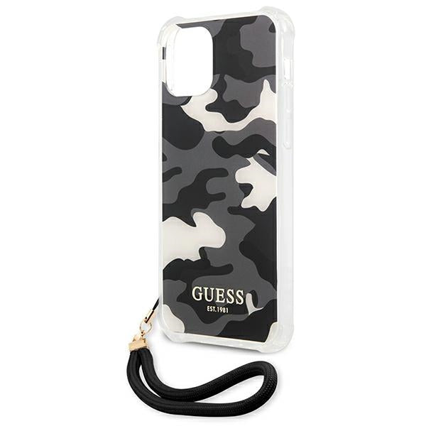 Guess GUHCP12MKSARBK iPhone 12/12 Pro 6.1" black/black hardcase Camo Collection