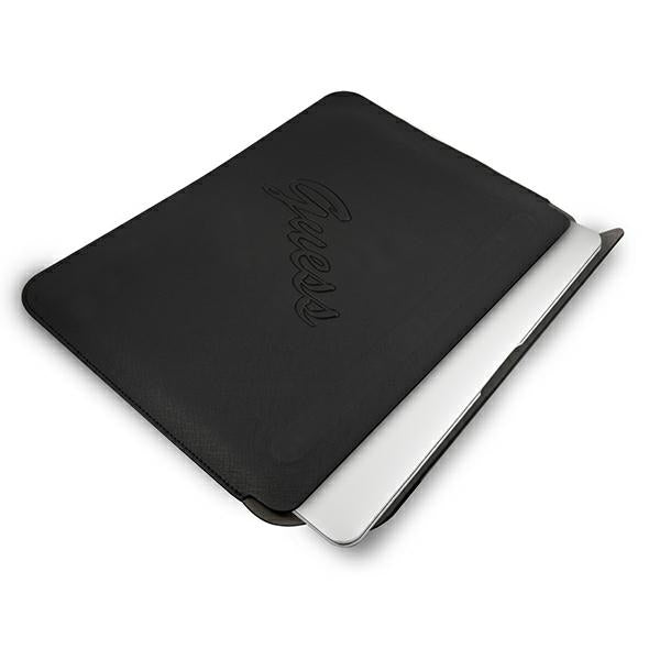 Guess Saffiano Script cover for a 13" laptop - black