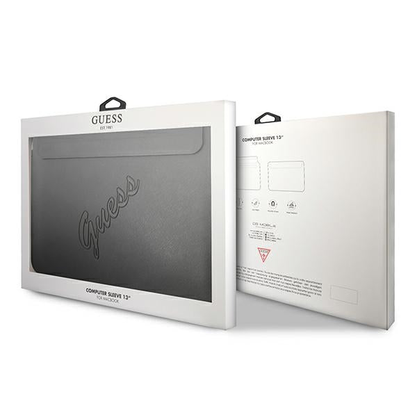 Guess Saffiano Script cover for a 13&quot; laptop - black