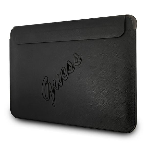 Guess Saffiano Script cover for a 13" laptop - black