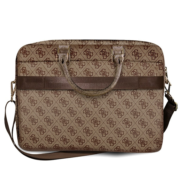 Guess 4G Big Logo bag for a 16&#39;&#39; laptop - brown