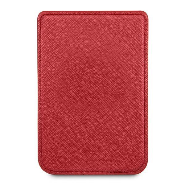 Guess Wallet Card Slot GUWMSSASLRE MagSafe Saffiano red/red