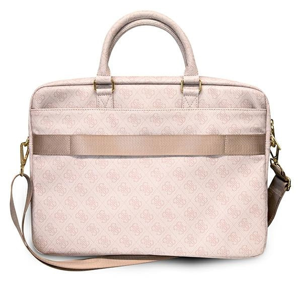Guess 4G Big Logo bag for a 16&#39;&#39; laptop - pink