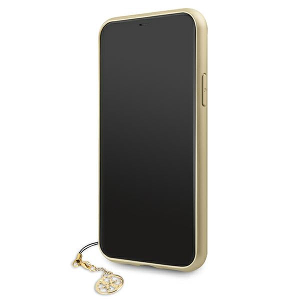 Guess GUHCN61GF4GGR iPhone 11 6.1" / Xr grey/gray hard case 4G Charms Collection