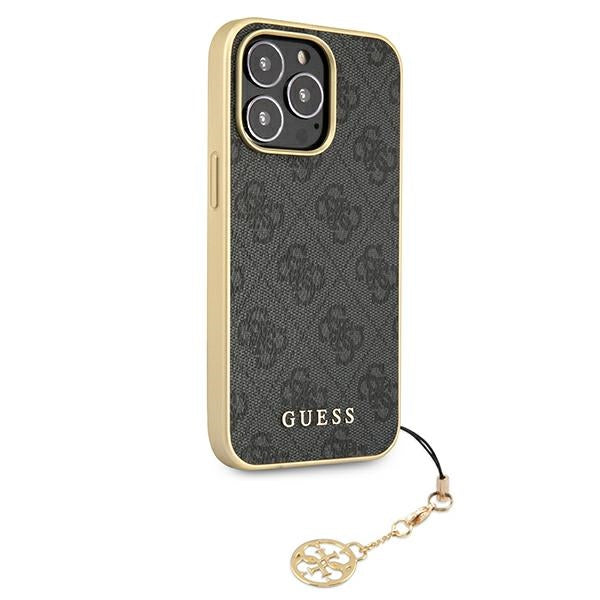 Guess GUHCP13XGF4GGR iPhone 13 Pro Max 6.7" grey/grey hardcase 4G Charms Collection