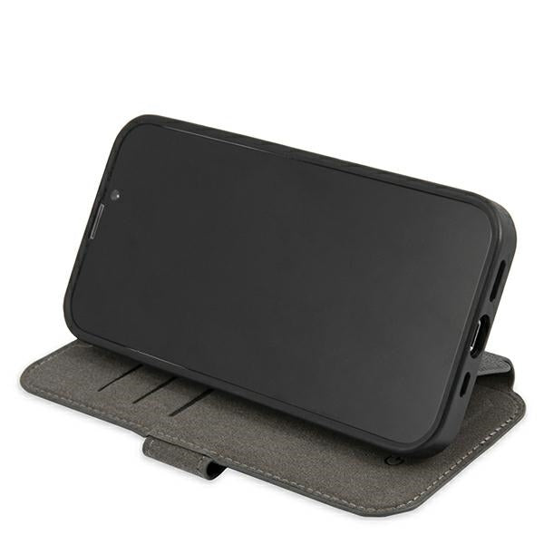 Guess GUBKP13L4GMGGR iPhone 13 Pro / 13 6.1&quot; grey/grey book 4G Big Metal Logo