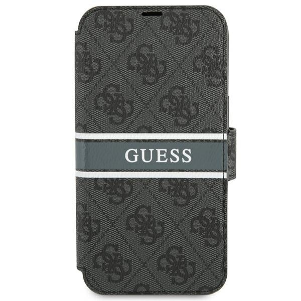 Guess GUBKP13S4GDGR iPhone 13 mini 5.4" grey/grey book 4G Stripe