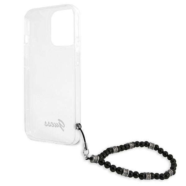 Guess GUHCP13LKPSBK iPhone 13 Pro / 13 6.1&quot; Transparent hard case Black Pearl